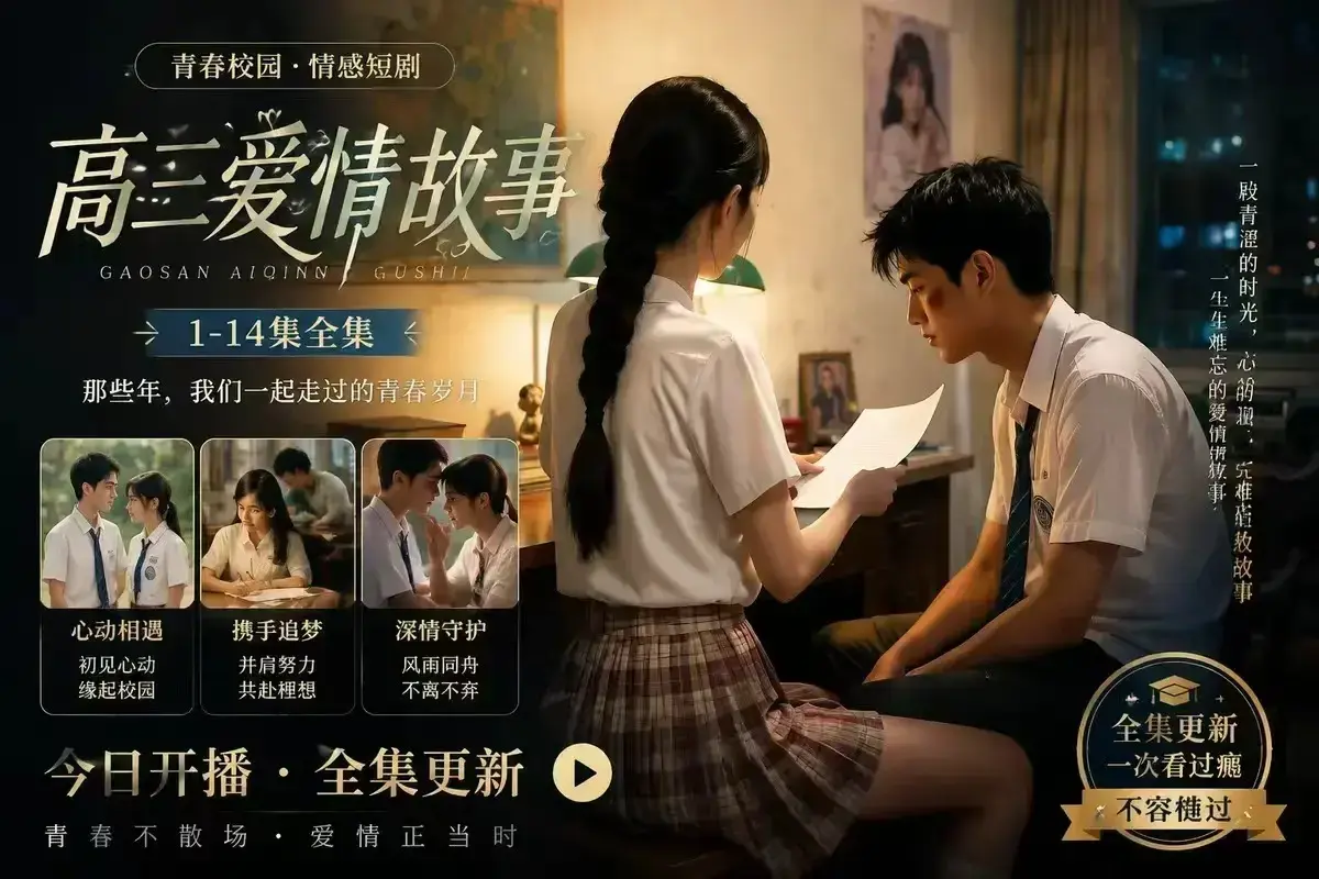 AI短剧《B中爱情故事》未删减完整版 - 4KHDR画质百度网盘资源下载 - 高清观看每集都戳心