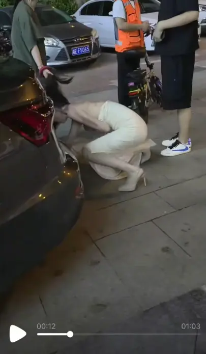 《白裙女子被抓头发跳河》-湘E白裙女子被扯头发跳河事件-抓小三坠河意外前因后果完整解析-高清无广告在线观看