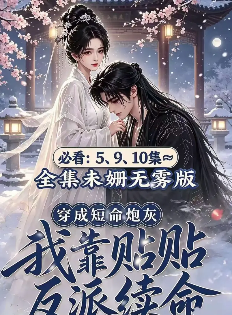 AI漫剧黄果版《穿成短命炮灰，我靠贴贴反派续命》全集完整版 - 穿书炮灰抱对腿反派怀里好续命 - 最新去雾版百度网盘免费分享看全集
